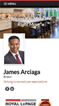 Mobile Screenshot of jamesarciaga.com